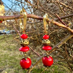 Сережки з коралу купити у Львові